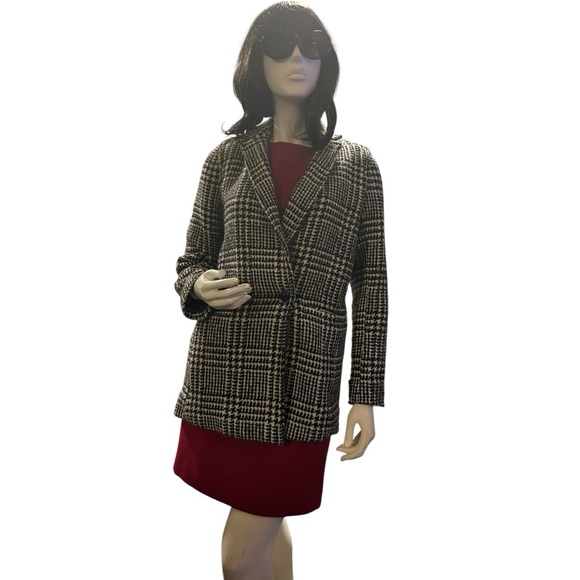 Talbot Black and White Houndstooth Size 4 Jacket - Picture 3 of 4